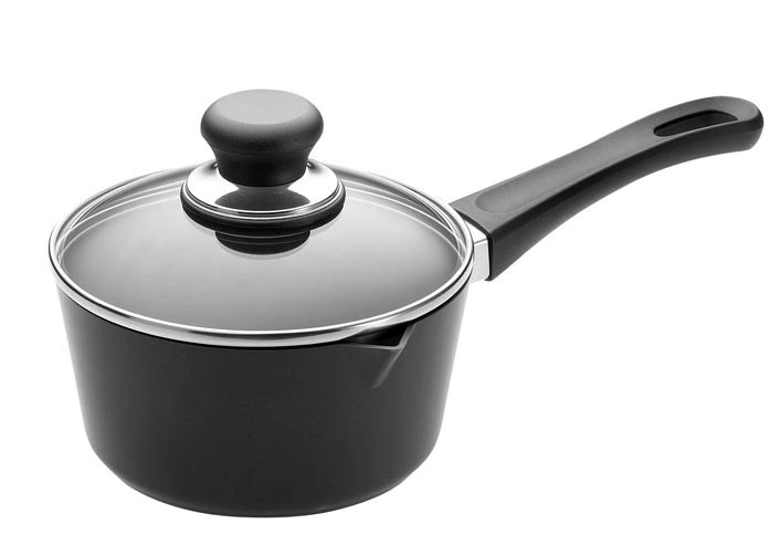 Scanpan - 6.25" 1 QT Classic Saucepan - Non-Stick, Cast Aluminum, Made in Denmark