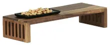 Cal Mil - 19" Sydney Walnut Rectangular Riser - 23136197578