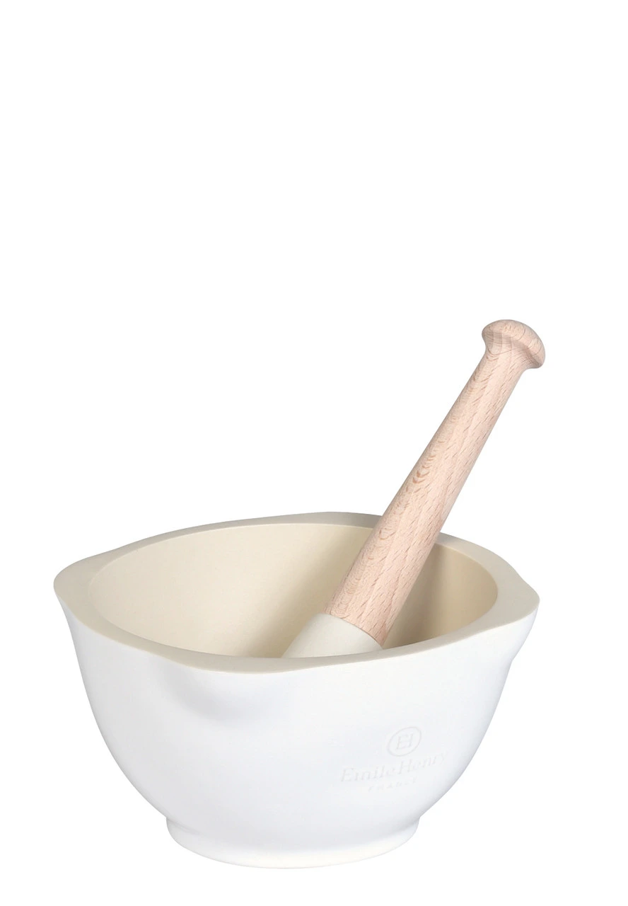 Emile Henry - Farine (Nougat) Mortar & Pestle - 91110255