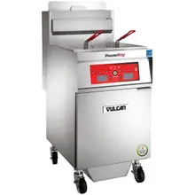 Vulcan - VK Series 70 lb PowerFry5 Liquid Propane Floor Fryer w/ Computer Controls & KleenScreen Filtration - 1VK65CF