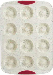 Trudeau - Confetti 12 Count Silicone Jumbo Donut Pan