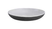 Elite Global Solutions - Kona 8.5" White/Chocolate Round Coupe Plate (6 Per Case) - B85R2T-WS/CH