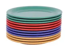 Elite Global Solutions - Brazil 7.25" Mix Pack Round Plate (12 Per Case) - B714PL-MIX