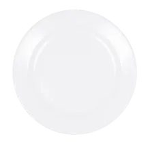 Elite Global Solutions - Merced 11.75" White Round Rim Plate (6 Per Case) - D1175PL-W