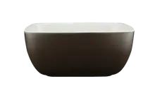 Elite Global Solutions - Infinity 45 oz Chocolate/White Speckled Rectangular Bowl (6 Per Case) - B266069-WS/CH