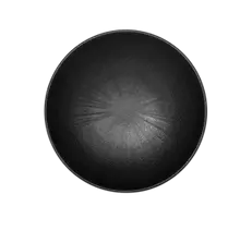 Elite Global Solutions - Hermosa 6" Black Round Plate (6 Per Case) - B379060-B