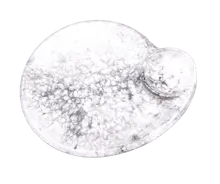 Elite Global Solutions - Hermosa 9.5" x 8" Black Marble Chip & Dip Plate (6 Per Case) - B429095-BBM