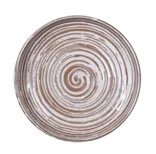 Elite Global Solutions - Stardust 9" White Round Coupe Plate (6 Per Case) - B395099-SDW