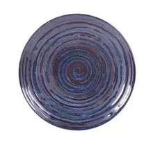 Elite Global Solutions - Stardust 8.75" Blue Round Plate (6 Per Case) - B399088-SDB