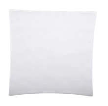 Elite Global Solutions - Zen 9.75" x 2.25" White Square Shallow Plate (6 Per Case) - JW10SQRF-W