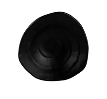 Elite Global Solutions - Zen 5.1" Black Irregular Edge Triangular Plate (6 Per Case) - JWT64-B