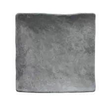 Elite Global Solutions - Basalt 8" Coal Rectangular Plate (6 Per Case) - D812SQ-CO
