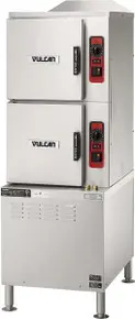 Vulcan - C24ET Series 6 Pan Electric Steamer Deluxe w/ Base - C24ET6-PS