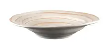 Elite Global Solutions - Della Terra Stoneware 4.75 Qt Off White Design Irregular Round Serving Bowl (3 Per Case) - M18BST-OWD