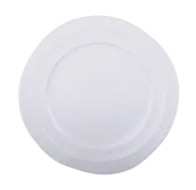 Elite Global Solutions - Della Terra 11.75" White Irregular Round Plate (6 Per Case) - D1134-W