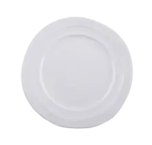 Elite Global Solutions - Della Terra 7.5" White Irregular Round Plate (6 Per Case) - D750-W