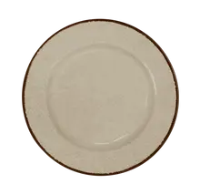 Elite Global Solutions - Vintage California Mojave 10.5" Vanilla Round Crackle Plate (6 Per Case) - D1025MV