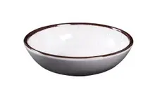 Elite Global Solutions - Vintage California Mojave 10 oz White Crackle Small Round Bowl (6 Per Case) - DB51M-W