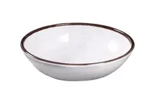Elite Global Solutions - Vintage California Mojave 1 Qt White Crackle Bowl (6 Per Case) - DB8225M-W
