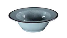 Elite Global Solutions - Vintage California Mojave 18 oz Cameo Blue Crackle Round Bowl (6 Per Case) - DB8M-CB