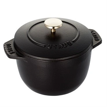 Staub - 0.77QT Black Petite Rice Cocotte