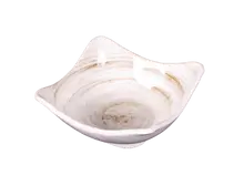 Elite Global Solutions - Van Gogh 9 oz Taupe Design Square Bowl (6 Per Case) - D52SQ-TD