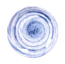 Elite Global Solutions - Van Gogh 8.2" Navy Design Round Plate (6 Per Case) - D8125R-ND