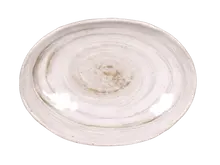 Elite Global Solutions - Van Gogh 8.75" x 6.5" Taupe Design Oval Plate (6 Per Case) - D861OV-TD
