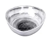 Elite Global Solutions - Van Gogh 49 oz Black Design Oval Bowl (6 Per Case) - D983OV-BD