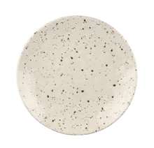 Elite Global Solutions - Macchiato 10.1" Chocolate Chip Round Plate (6 Per Case) - D110R-CC