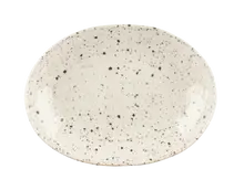 Elite Global Solutions - Macchiato 11" x 8.3" Chocolate Chip Oval Plate (6 Per Case) - D1181OV-CC