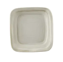 Elite Global Solutions - Della Terra Stoneware Square 5" Off-White Irregular Square Plate (6 Per Case) - D5PLST-OWD