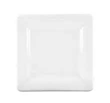 Elite Global Solutions - Pebble Creek Square 9" White Square Pebble Plate (6 Per Case) - D9SQRR-W