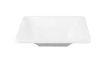 Elite Global Solutions - Pebble Creek Square 20 oz White Square Pebble Bowl (6 Per Case) - DB8RR-W