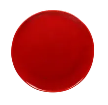 Elite Global Solutions - Maya 9" Red Glaze Round Plate (6 Per Case) - DG9R-RG