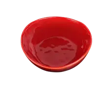 Elite Global Solutions - Maya 17 oz Red Glaze Irregular Round Bowl (6 Per Case) - DGB62R-RG