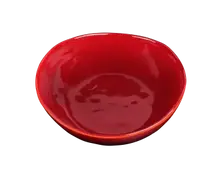 Elite Global Solutions - Maya 48 oz Red Glaze Irregular Round Bowl (6 Per Case) - DGB83R-RG