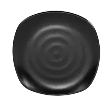 Elite Global Solutions - Ore 9.6" Black Square Plate (6 Per Case) - JW1098-B