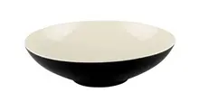Elite Global Solutions - Karma 44 oz Sand/Ebony Two-Tone Round Bowl (6 Per Case) - JW92T-ES