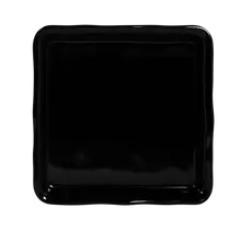 Elite Global Solutions - Edge 10" Black Square Organic Tray (6 Per Case) - M1010-B