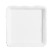 Elite Global Solutions - Edge 8.6" White Square Organic Tray (6 Per Case) - M858-NW