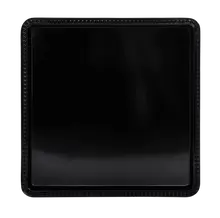 Elite Global Solutions - Venetian 10" Black Square Tray (6 Per Case) - M1010SQ-B