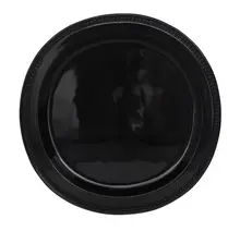 Elite Global Solutions - Venetian 12" Black Almost Round Platter (4 Per Case) - M12R-B