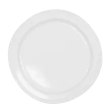Elite Global Solutions - Venetian 12" White Almost Round Platter (4 Per Case) - M12R-NW