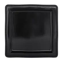 Elite Global Solutions - Venetian 13" Black Square Plate (4 Per Case) - M13SQ-B