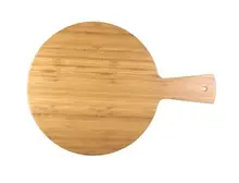 Elite Global Solutions - Fo Bwa 12" Faux Bamboo Round Serving Board W/ 5" Handle (6 Per Case) - M12RW-BB