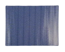 Elite Global Solutions - Jewel 12.75" x 9.8"³ Lapis Decal Rectangular Plate (3 Per Case) - M978RC-LAP