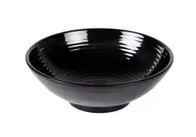 Elite Global Solutions - Classic Bowls 1.75 Qt Black Round Ring Bowl (6 Per Case) - M10RG3-B