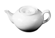Cameo - Imperial White 14 oz Tea Pot (24 Per Case) - 210-15PL
