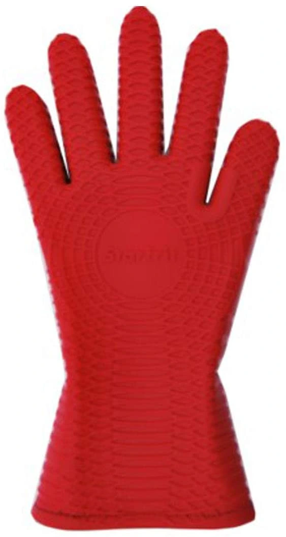 StarFrit - Silicone 5-Finger Red Oven Glove